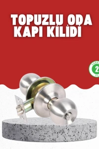 Estetik Güvenli Topuzlu Kapı Kilidi