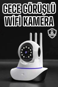 Ev Kamerası Wifi Kamerası Video Kayıt Çift Yönlü Hareket Sensörü Bebek