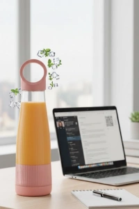 Ev Ofis ve Seyahat İçin Taşınabilir Smoothie Blender