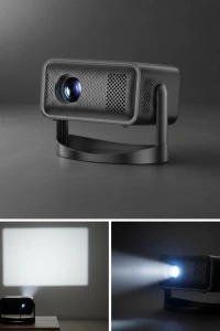 Ev Sineması İçin 150 İnç LED Projeksiyon WiFi Bluetooth Destekli