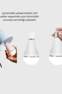 Ev ve İş Yeri İçin Şarjlı LED Ampul