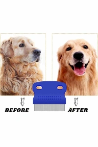 Evcil Hayvan Bit Tarağı Seti Paslanmaz Çelik Bıçaklı 4lü Set