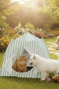 Evcil Hayvan Katlanabilir Oyun Çadırı