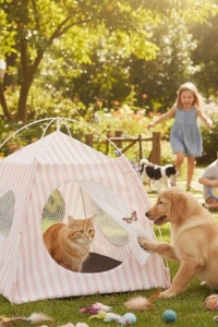 Evcil Hayvan Katlanabilir Oyun Çadırı