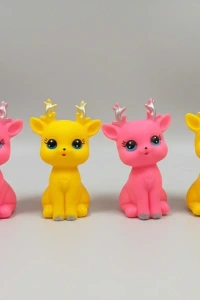 Evcil Hayvan Sesli Geyik Şeklinde Plastik Oyuncak