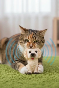 Evcil Hayvan Sesli Köpek Şeklinde Plastik Oyuncak