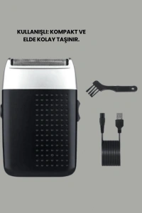 Evde Kişisel Bakımın Yeni Yolu – Kompakt ve Ergonomik Tıraş Makinesi
