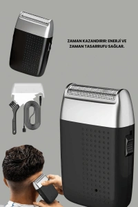 Evde Kuaför Konforu: USB Şarjlı Saç ve Sakal Kesme Makinesi