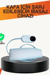 Evde Spa Etkisi Sunan Isıtmalı Baş Masaj Cihazı