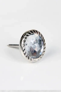 Febko Dekoratif Parlak Taşlı Kabara Raptiye 17 mm - 500 adet