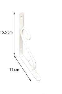 Ferforje Raf Altı No:1 Beyaz