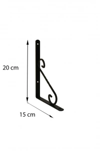 Ferforje Raf Altı No:2 Siyah