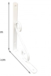 Ferforje Raf Altı No:3 Beyaz