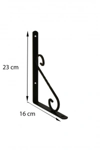 Ferforje Raf Altı No:3 Siyah