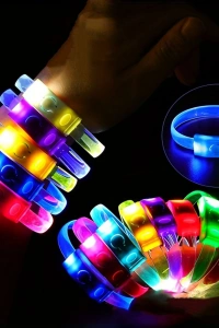Festival & Parti LED Bileklik 3 Farklı Mod Işıklı 1 Adet