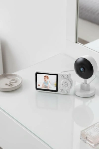 FHSS Teknolojili Güvenli Bebek Monitörü Net Görüntü