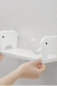 Fil Desenli Yapışkanlı Çok Amaçlı Raf