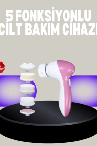 Fırçalı Yüz Temizleme ve Spa Masaj Cihazı