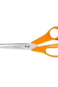 Fiskars 9853 M205 Kumaş Deri ve Karton Makası No: 8,5 inç / 21 cm - Paslanmaz Çelik