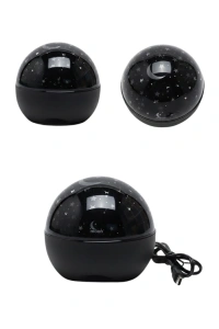 Fişli Yıldız Projektör Gece Lambası Müzikli