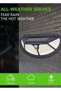 Fonksiyonel Sensörlü 102 Ledli Solar Bahçe Lambası