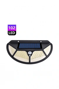 Fonksiyonel Sensörlü 102 Ledli Solar Bahçe Lambası