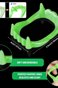 Fosforlu Çift Damak Takma Vampir Dişi
