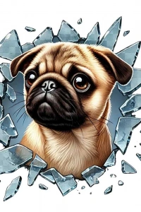 Fulcar French Bulldog Araç Stickerı