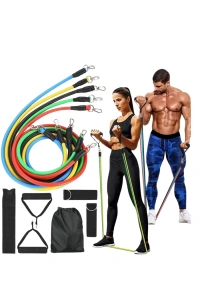 Full Body Antrenman İçin Kapı Arkası Spor Bandı ve Aksesuar Seti