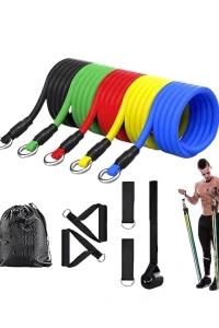 Full Body Antrenman İçin Kapı Arkası Spor Bandı ve Aksesuar Seti
