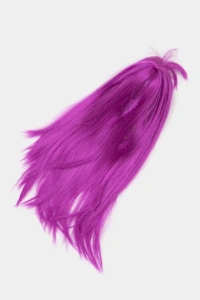 Fuşya Renk Düz Kesim Peruk