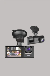 G-Sensörlü 3lü Kayıtlı Araç Kamerası