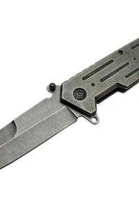 GB B033A Eskitme Kamp Çakı 22 cm - Metal Sap, Otomatik