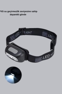 Gece Balıkçılığı İçin Ultra Parlak Şarjlı Kafa Lambası | 4 Işık Modu + USB Şarj