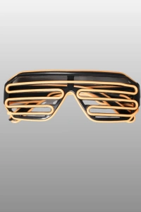 Gece Eğlencelerine Özel Renkli LED Işıklı Gözlük