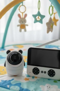 Gece Görüşlü Güvenli Bebek Monitörü 720P HD Görüntü