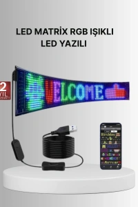 Gece Kullanıma Uygun  Pixel RGB LED Panel Estetik Atmosfer Işığı