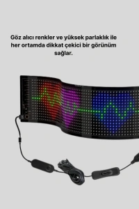 Gece Kullanıma Uygun  Pixel RGB LED Panel Estetik Atmosfer Işığı
