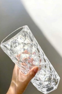 Gece Lambası Kristal Lamba Dokunmatik Şarjlı Hediyelik