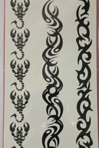 Geçici Dövme Şablonu 3lü - M071