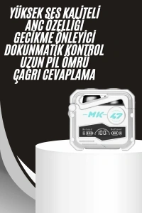 Gecikme Önleyici Kulaklığı Bluetooth Bağlantılı ANC Özelliği 5.0 Bluetooth