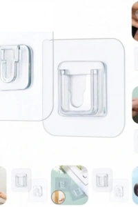 Geçmeli Klips Eşya Sabitleme Askısı 6lı Set