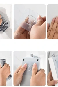 Geçmeli Klips Eşya Sabitleme Askısı 6lı Set