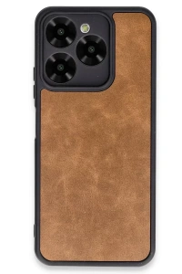 General Mobile Era 30 Kılıf Aras Deri Kapak - Taba
