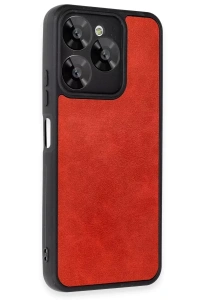 General Mobile Era 50 Kılıf Aras Deri Kapak - Kırmızı