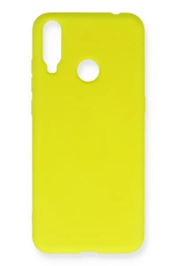 General Mobile GM 10 Kılıf Nano içi Kadife Silikon - Sarı