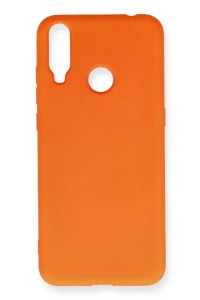 General Mobile GM 10 Kılıf Nano içi Kadife Silikon - Turuncu