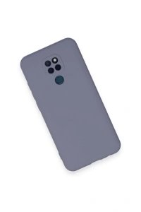 General Mobile GM 20 Kılıf Nano içi Kadife Silikon - Gri