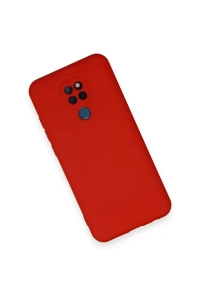 General Mobile GM 20 Kılıf Nano içi Kadife Silikon - Kırmızı