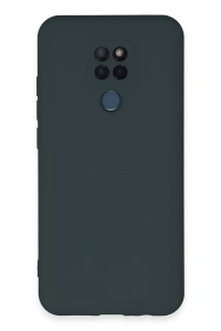 General Mobile GM 20 Kılıf Nano içi Kadife Silikon - Koyu Yeşil